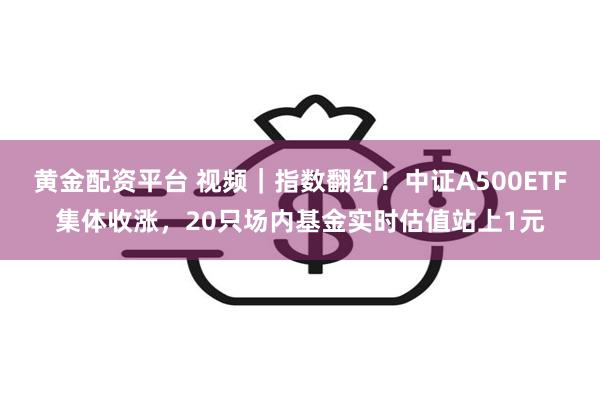 黄金配资平台 视频｜指数翻红！中证A500ETF集体收涨，20只场内基金实时估值站上1元