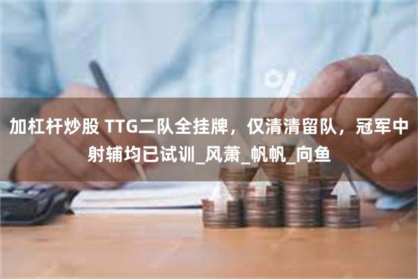 加杠杆炒股 TTG二队全挂牌，仅清清留队，冠军中射辅均已试训_风萧_帆帆_向鱼