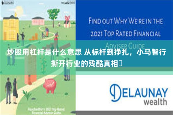 炒股用杠杆是什么意思 从标杆到挣扎，小马智行撕开行业的残酷真相​